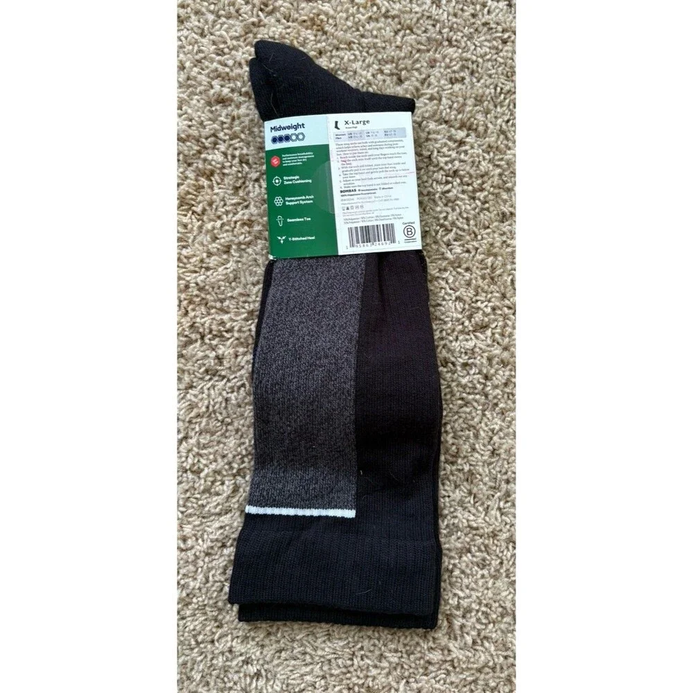 NEW! Bombas Unisex Compression Knee High Socks 20-30mmHg X-Large Black Bee Theme